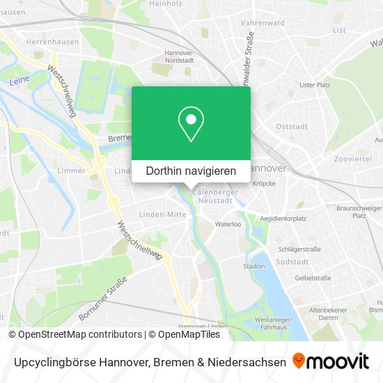 Upcyclingbörse Hannover Karte