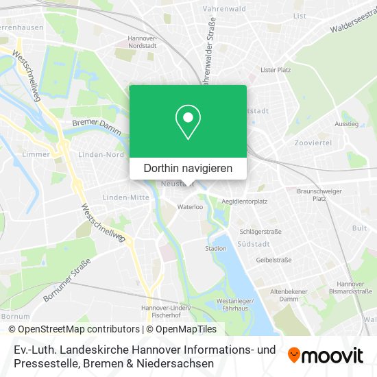 Ev.-Luth. Landeskirche Hannover Informations- und Pressestelle Karte