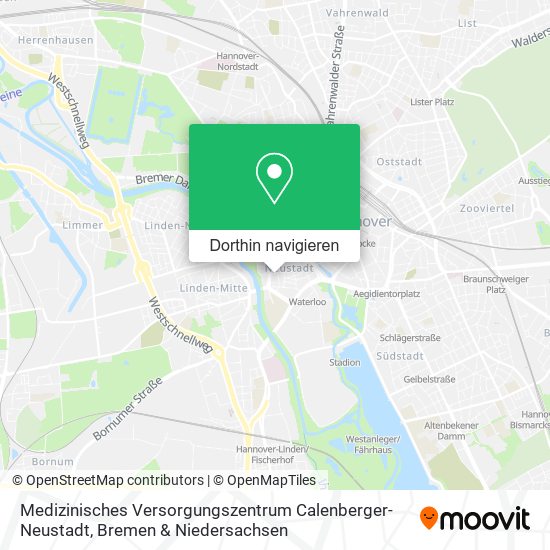 Medizinisches Versorgungszentrum Calenberger-Neustadt Karte
