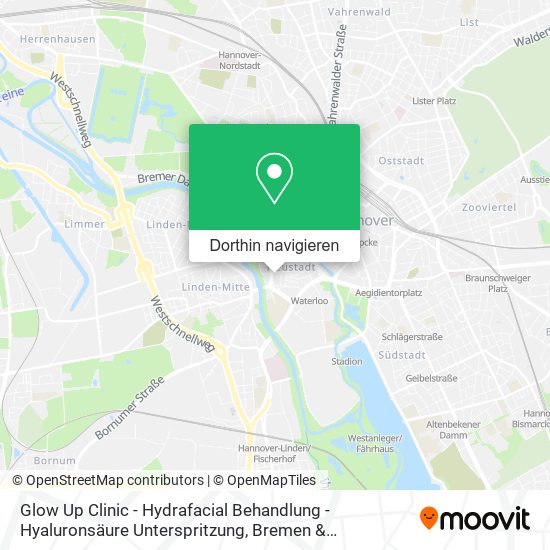Glow Up Clinic - Hydrafacial Behandlung - Hyaluronsäure Unterspritzung Karte