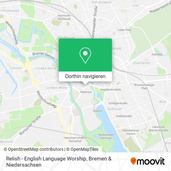 Relish - English Language Worship Karte