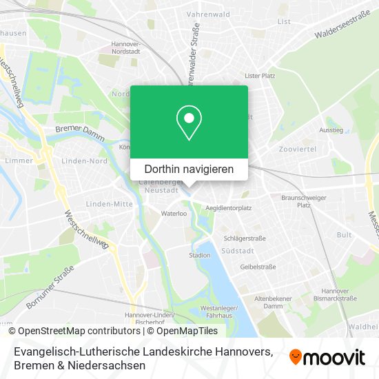 Evangelisch-Lutherische Landeskirche Hannovers Karte