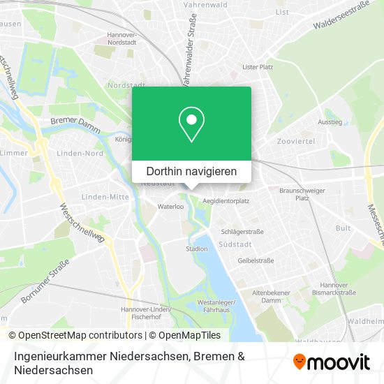 Ingenieurkammer Niedersachsen Karte