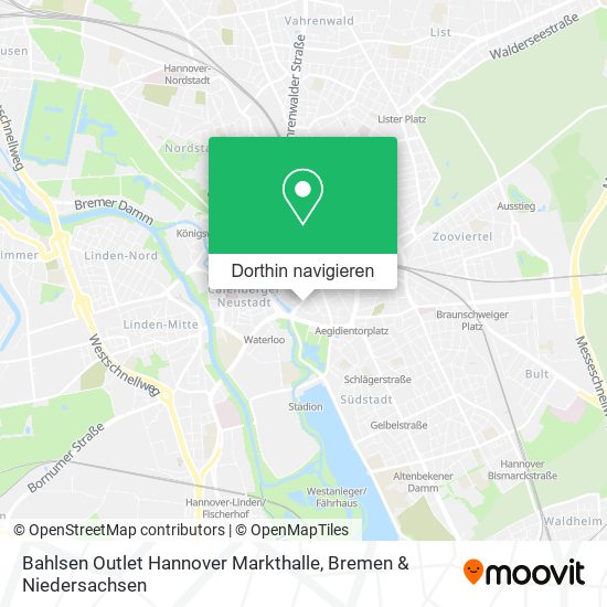 Bahlsen Outlet Hannover Markthalle Karte