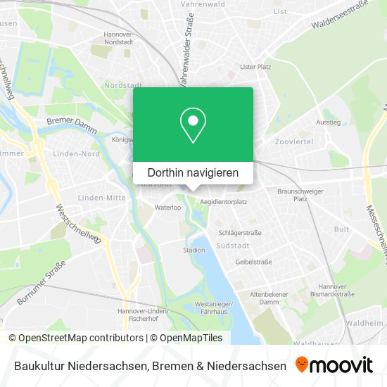 Baukultur Niedersachsen Karte
