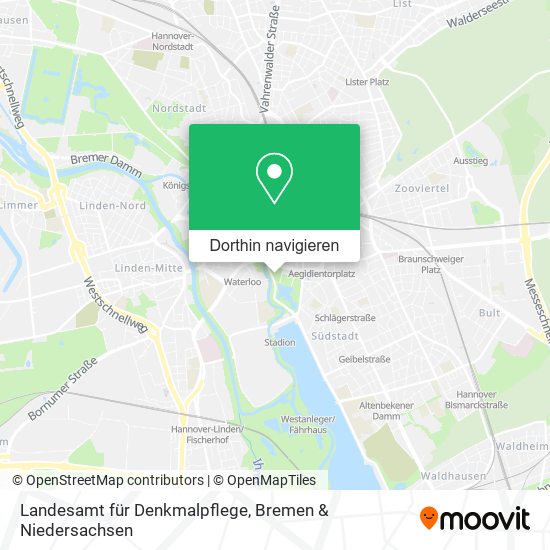 Landesamt für Denkmalpflege Karte