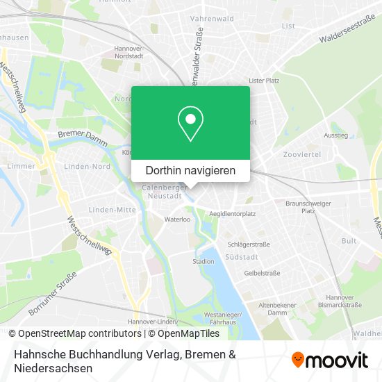 Hahnsche Buchhandlung Verlag Karte