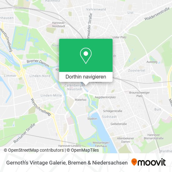 Gernoth's Vintage Galerie Karte