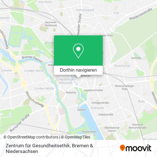 Zentrum für Gesundheitsethik Karte