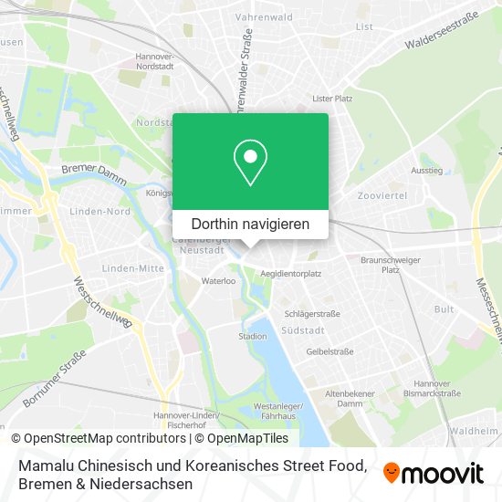 Mamalu Chinesisch und Koreanisches Street Food Karte