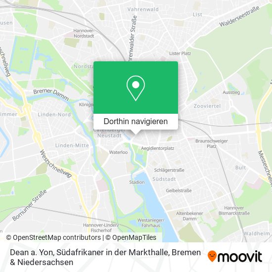 Dean a. Yon, Südafrikaner in der Markthalle Karte