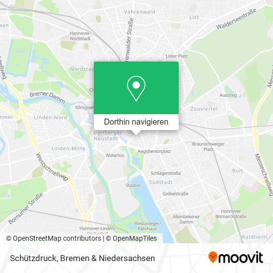 Schützdruck Karte