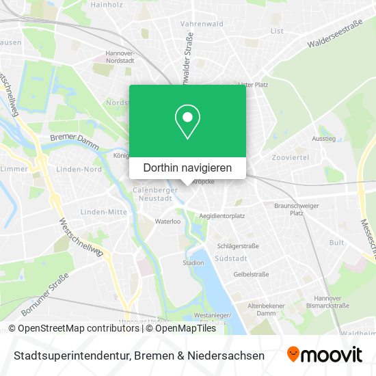 Stadtsuperintendentur Karte