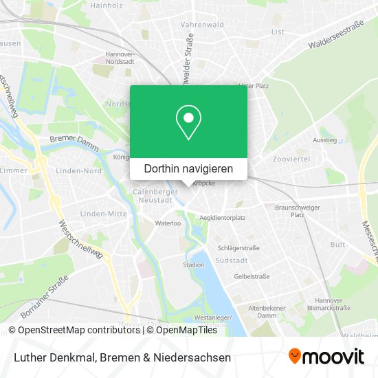 Luther Denkmal Karte