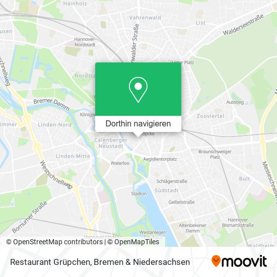 Restaurant Grüpchen Karte