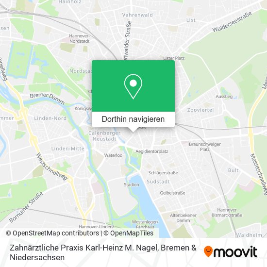 Zahnärztliche Praxis Karl-Heinz M. Nagel Karte