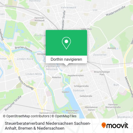 Steuerberaterverband Niedersachsen Sachsen-Anhalt Karte