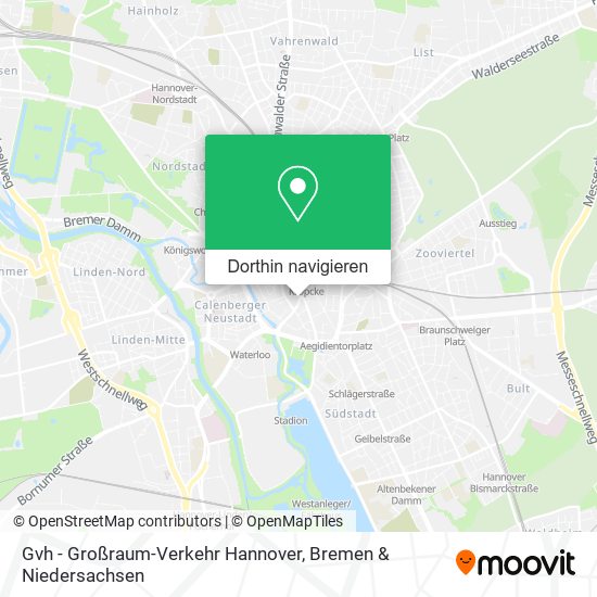 Gvh - Großraum-Verkehr Hannover Karte