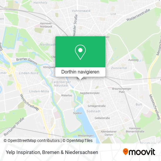 Yelp Inspiration Karte