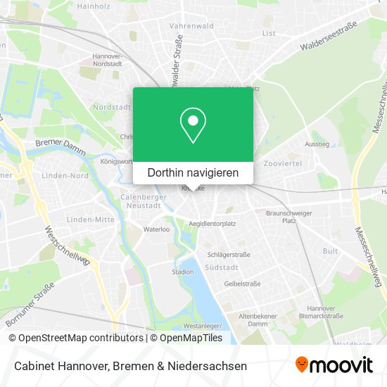 Cabinet Hannover Karte