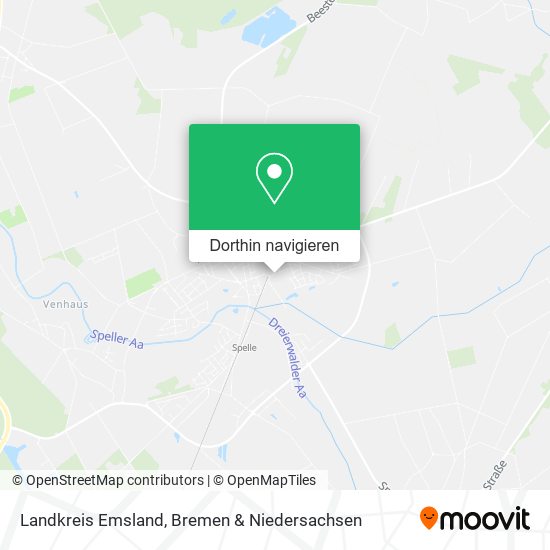 Landkreis Emsland Karte