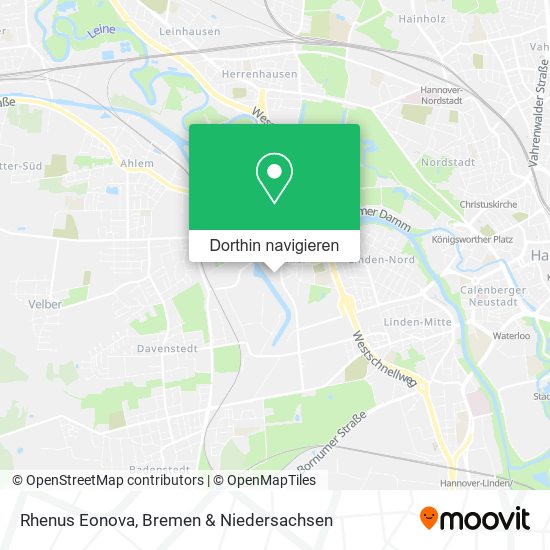 Rhenus Eonova Karte