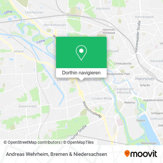 Andreas Wehrheim Karte