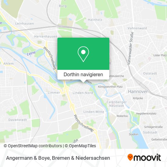 Angermann & Boye Karte