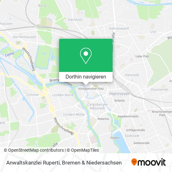 Anwaltskanzlei Ruperti Karte