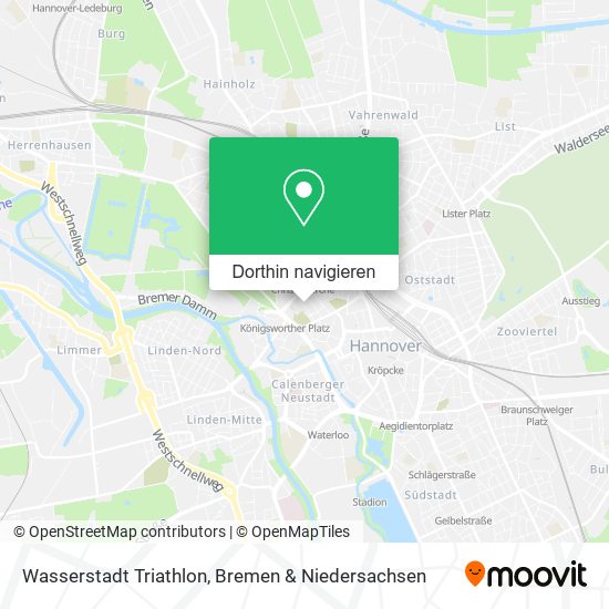 Wasserstadt Triathlon Karte