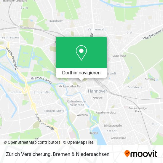 Zürich Versicherung Karte