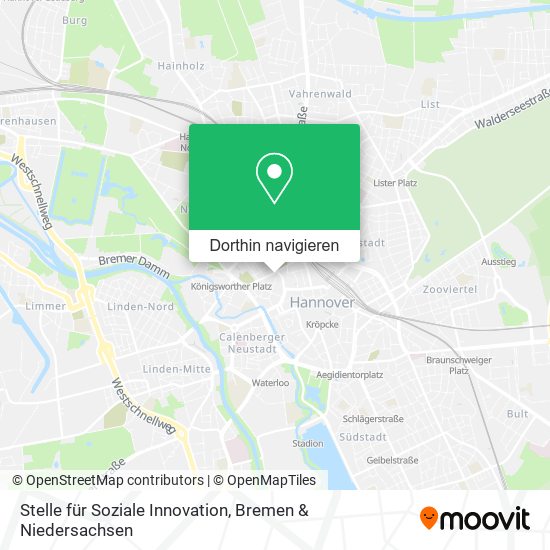 Stelle für Soziale Innovation Karte