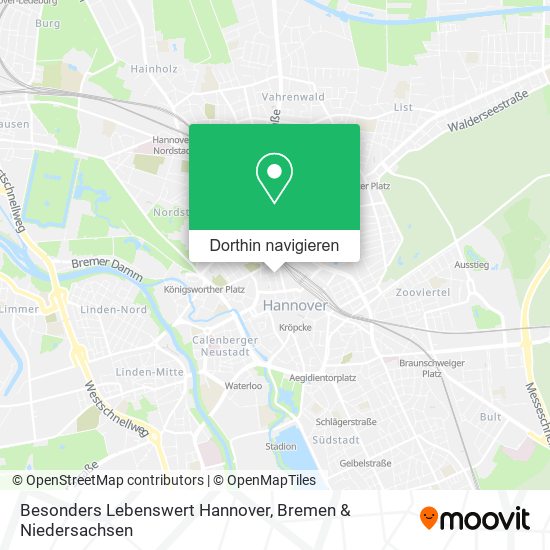 Besonders Lebenswert Hannover Karte