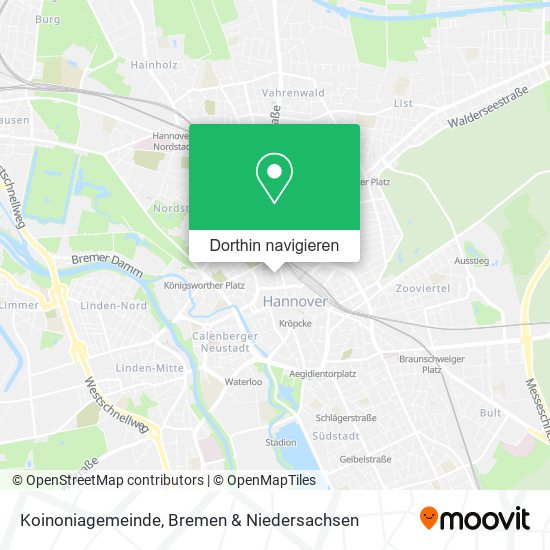 Koinoniagemeinde Karte