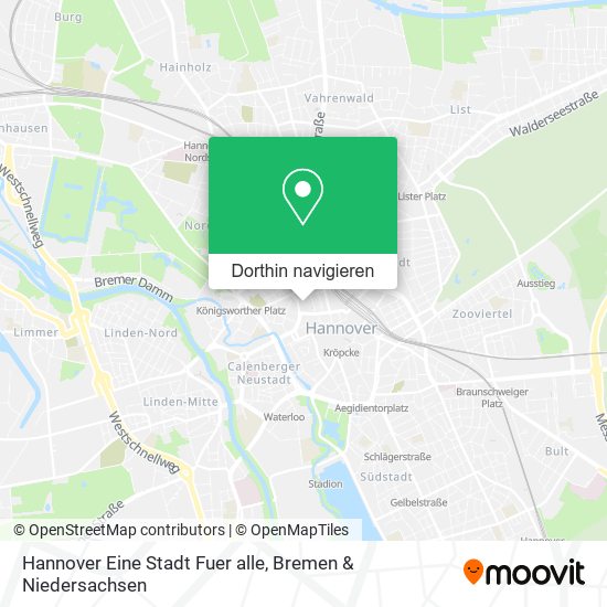 Hannover Eine Stadt Fuer alle Karte