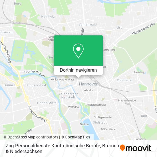 Zag Personaldienste Kaufmännische Berufe Karte