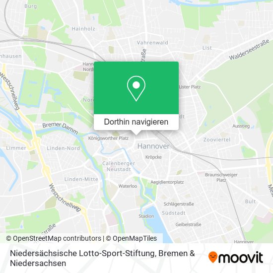 Niedersächsische Lotto-Sport-Stiftung Karte