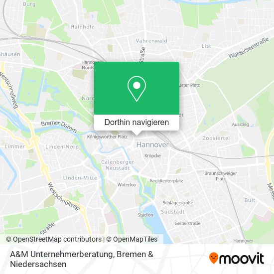 A&M Unternehmerberatung Karte