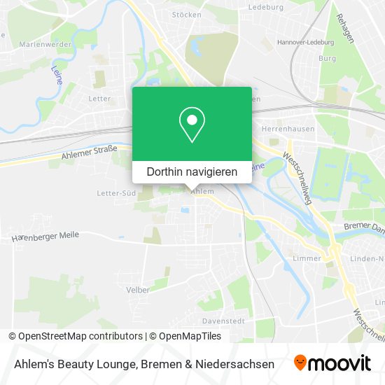 Ahlem's Beauty Lounge Karte
