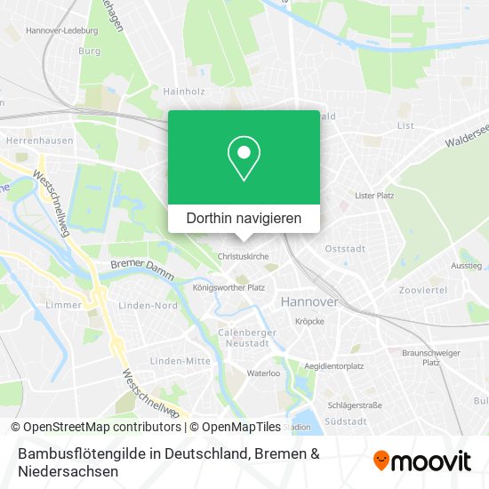 Bambusflötengilde in Deutschland Karte