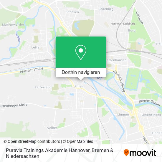 Puravia Trainings Akademie Hannover Karte