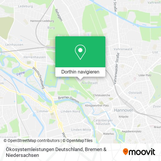 Ökosystemleistungen Deutschland Karte