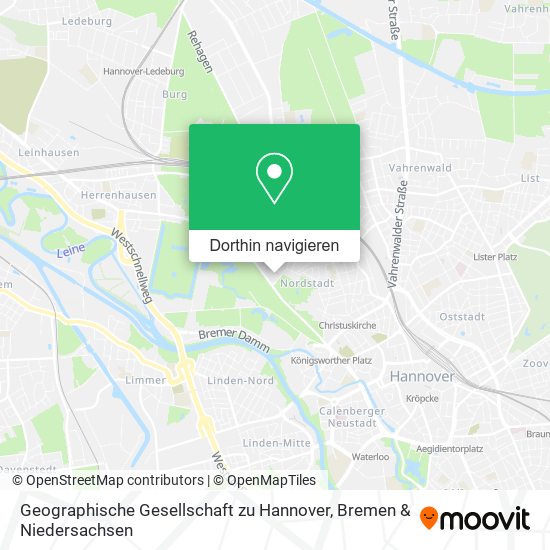 Geographische Gesellschaft zu Hannover Karte