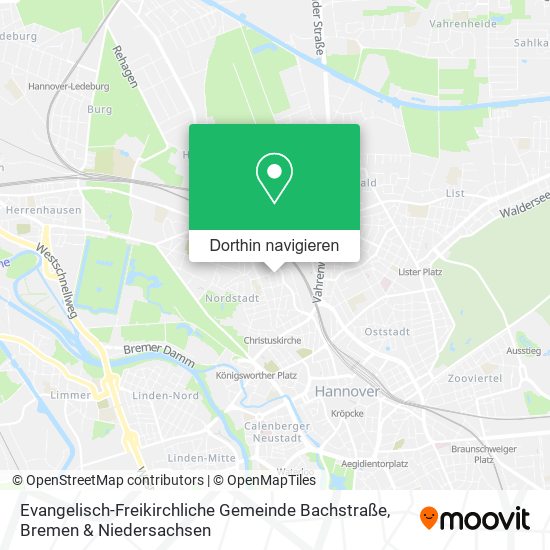 Evangelisch-Freikirchliche Gemeinde Bachstraße Karte