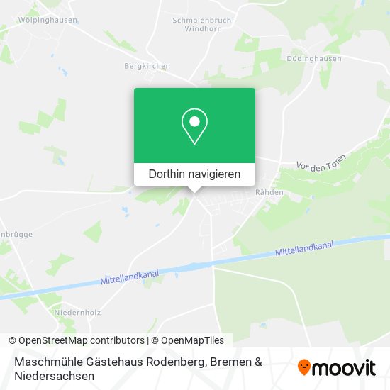Maschmühle Gästehaus Rodenberg Karte