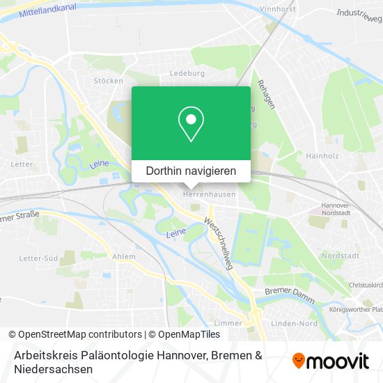 Arbeitskreis Paläontologie Hannover Karte