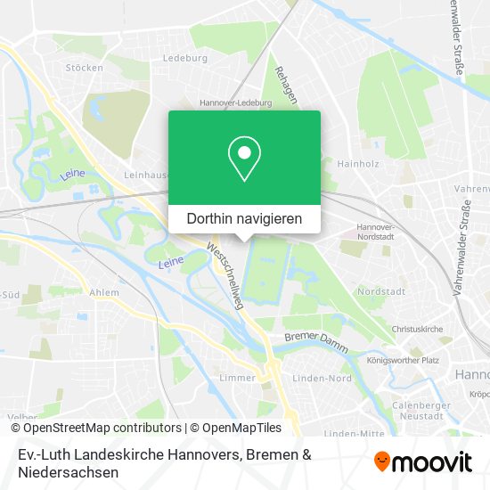Ev.-Luth Landeskirche Hannovers Karte