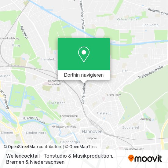Wellencocktail - Tonstudio & Musikproduktion Karte