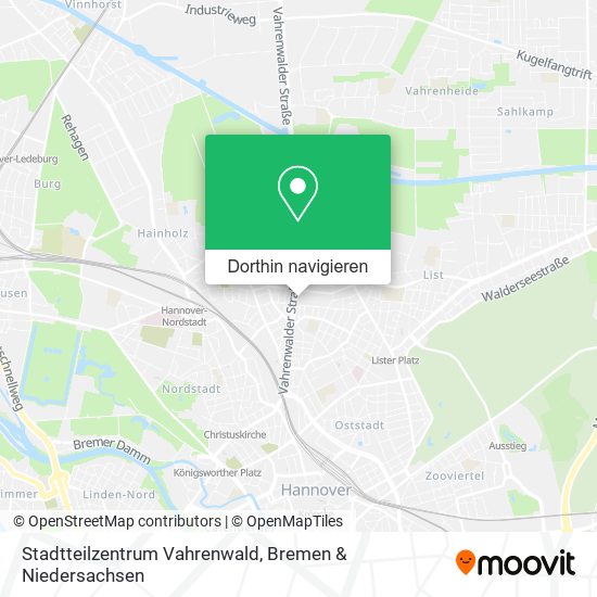Stadtteilzentrum Vahrenwald Karte