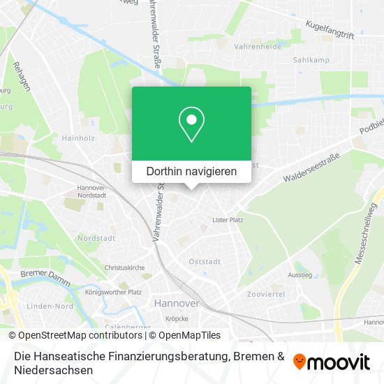 Die Hanseatische Finanzierungsberatung Karte